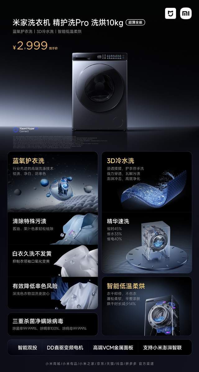 视、洗衣机全都Pro 小米发布多款智能家电j9九游真人游戏第一平台路由器、空调、电(图3)
